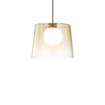 Lampa designerska wisząca FADE SP1 bursztynowa 271316 - Ideal Lux